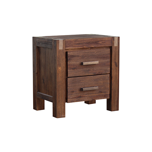 Nowra Solid Acacia Timber Bedside Table In Multiple Colour